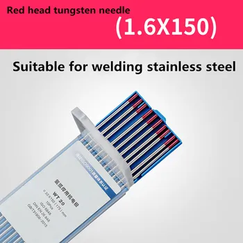 10buc Pentru AC Tig Pur Electrozi din Tungsten WP roșu Sfat 1.0/1.6/2.0/2.4 mm