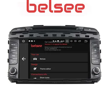 Belsee 2016 2017 2018 Kia Sorento Accesorii Android 10 Unitatea de Cap wifi Stereo 4GB Ram+64GB Radio, DVD Player, Navigatie GPS