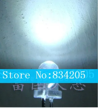 3mm LED alb transparent cap rotund Lumina Margele