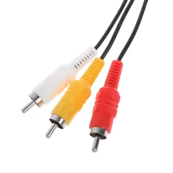 1.8 M/6FT RCA Audio-Video AV Compozit Stereo Cablu Adaptor Pentru Sega Dreamcast MOLB