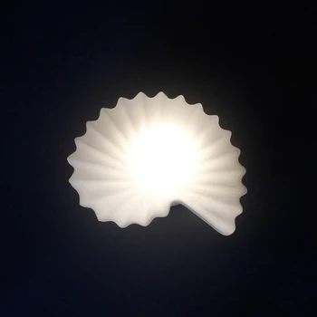 Marea mediterană Scoică Abajur de Sticla Plafon Lampă pentru Camera de zi lamparas de techo abajur led camera de zi lumina plafon