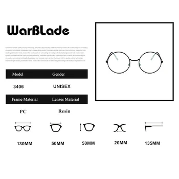 WarBLade 2019 Oglindă de Metal ochelari de Soare pentru Femei Street Bate Vintage de Designer de Brand Plat Rotunde Ochelari de soare UV400
