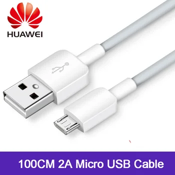 Original HUAWEI 2A Micro USB Cablu 100CM Încărcător Rapid Linia de Date Pentru P7 P8 P9 P10 lite mate 7 8 s Onoare 8X Max 7x 6 5 6A 6X 5C 6C