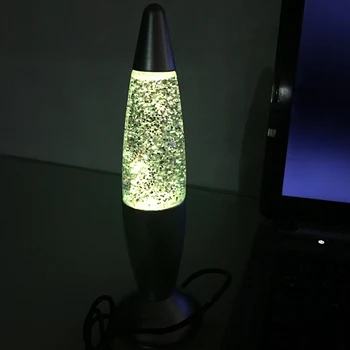 Rachete Multi-Culoare Schimbare de Lampă cu LED-uri RGB Sclipici starea de Spirit de Partid Lumina de Noapte Cadou de Crăciun Noptieră Lampa de Noapte Lampă de Decorare