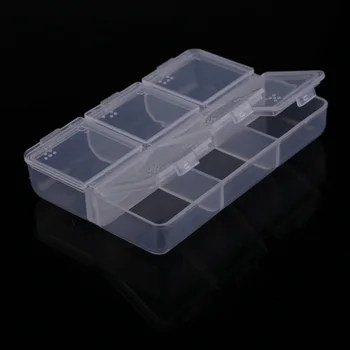 Mini Portabil de Plastic Medicina Tablete de Depozitare Cutie de Caz Clar Pilula Splitter Cazuri Medicina Dozator Săptămânal Pastila Organizator 6Cell
