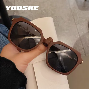 YOOSKE de Brand Designer de Epocă ochelari de Soare Femei Retro Poligonale Ochelari de Soare Doamnelor Neregulate Anti-UV ochelari de soare de Conducere
