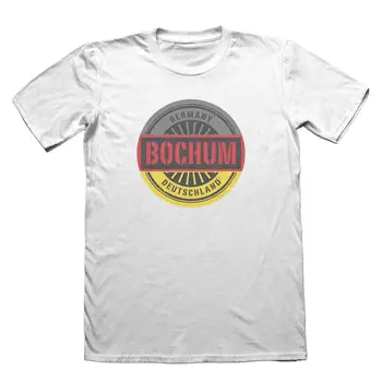 2019 Noi de Vara Casual, O-Neck Culoare Solidă Vrac Bază Bochum Germania T-Shirt - Bărbați Părinți Ziua de Craciun-Cadou Tricou de Imprimare 3D