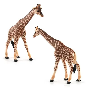 Simulare De Animale Salbatice Model Figura Jucarii Copii Mari Mijlocii Mici Girafe Inteligenta Jucării Puzzle De Învățare Ornamente