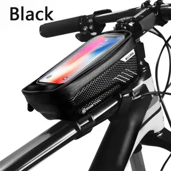 Impermeabil Sac Biciclete Cadru Fața de Sus a Tubului de Ciclism Geanta Hard-shell 4.7-6.5 în Caz de Telefon Touchscreen Sac de Biciclete MTB Accesorii