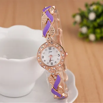 2019 Nou Brand JW Bratara Ceasuri Femei de Lux Cristal Rochie Ceasuri de mana Ceas de Moda pentru Femei pentru femei ceasuri de brand de top