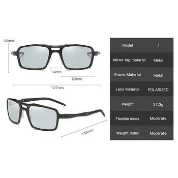 Aliaj Al-mg Rece Sport Bărbați Femei Polarizat Ochelari de Soare ochelari de Soare Polarizat Personalizate Miopie de Minus baza de Prescriptie medicala Lentile -1 -6