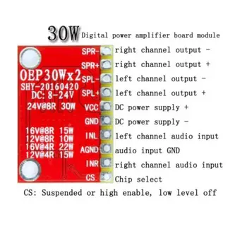 OEP30Wx2 Modulul Digital Clasa D Amplificator de Putere de Bord Înlocui TDA8932