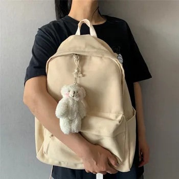 2020 versiunea coreeană a Harajuku rucsac studenti simplu și versatil panza rucsac ins ghiozdan bărbați și femei geanta