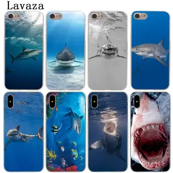 Lavaza pește ocean Rechinii Tare Telefon Caz pentru iPhone XR X 11 Pro XS Max 7 8 6 5 5S 6S SE 4S 4 10 Acopere