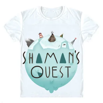 Shaman ' s Quest Toonbox Studio T-Shirt Short Sleeve Shirt Anime Manga Eschimos tip a Luat gigantul ibm om de zăpadă Cosplay Tricou