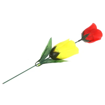 Decolorarea Trandafiri (Rosii Schimba Galben) A Crescut Cu Trucuri De Magie Schimba Valentine 'S Day Trandafiri De Culoare De Flori Truc De Magie Jucării Distractive