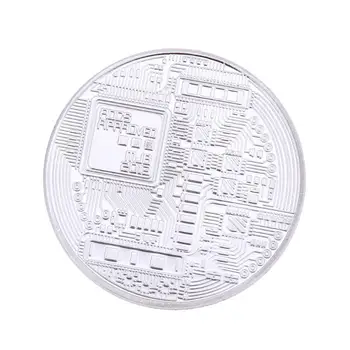 Cupru/Aur/Argint Placat cu Aliaj 38mm Fizice Bitcoin BTC Monede Comemorative, Monede de Colectie Colectie de Arta Cadouri