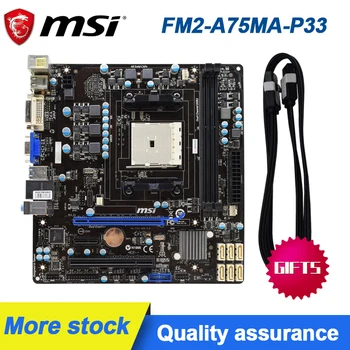Pentru MSI FM2-A75MA-P33 FM2 AMD A75 suport pentru placa de baza 6800K Original Folosit placa de baza