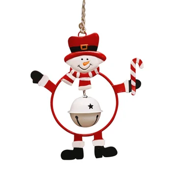 Decor De Crăciun Din Fier Forjat Bell Xmas Copac Pandantiv Drăguț Agățat Ornamente Libertate Ceas String