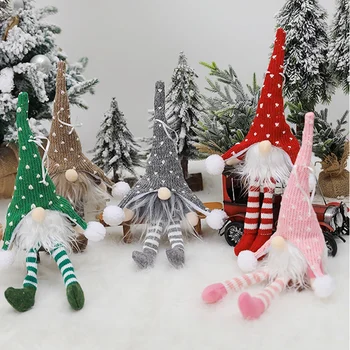 5PCS Moș Crăciun, om de Zăpadă Elan Păpuși Ornamente de Crăciun, Crăciun Fericit Favoarea Partidului Decoratiuni pentru Casa Cadou de Anul Nou