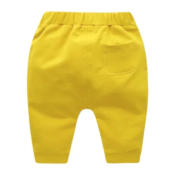 2020 moda Copii de primavara toamna Haine Fete, Pantaloni copii pantaloni pentru copii pantaloni harem solid negru galben ieftini