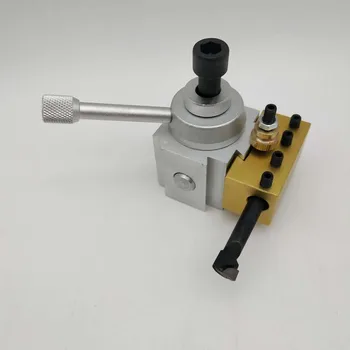 Dimensiuni mici, Portabil Schimbare Rapidă Post Holder Kit Plictisitor Bara de Cotitură Set de instrumente Suport pentru Mini Strung CNC