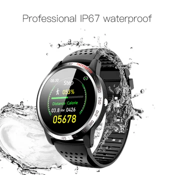 W3 Sport Ceas Inteligent ECG + PPG HRV Tensiunii Arteriale Monitor de Ritm Cardiac, Pedometru Impermeabil Smartwatch Android Messagel Memento