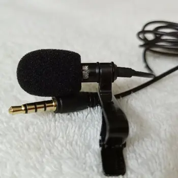 Universal Portabil 3.5 mm Mini Microfon pentru Calculator Rever Lavaliera Clip Microfon pentru Curs de Predare Conferință Ghid Studio