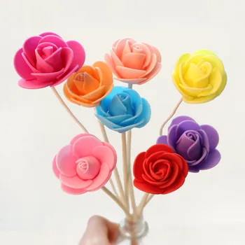 Lychee Viața 5pcs Colorate Flori Artificiale Reed Diffuser Înlocuire Stick Manual DIY Acasă Decorare Stil Simplu, Rattan