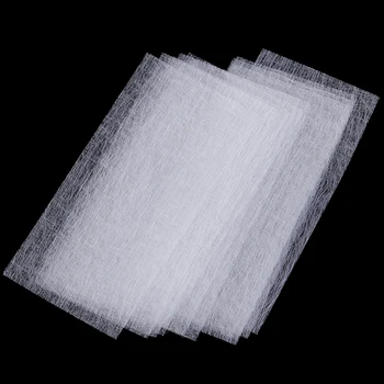 Forma Non-Țesute Mătăsuri UV Gel de Construcție Fibre franceză Acril Manichiura DIY Accesorii 10buc Mătase din fibra de sticla pentru Unghii Extensie