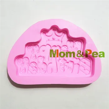 Mama&Mazare 1297 Transport Gratuit la mulți ani Mucegai Silicon Decorare Tort Fondant Tort 3D Mucegai de Calitate Alimentară