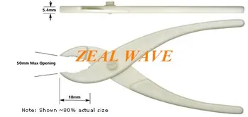 Rongyi Tehnologia Importate din Plastic Clește Wafer de Silicon Wafer Pahar de Napolitana EL-53021 53020