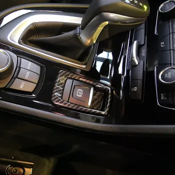Fibra de Carbon Pentru BMW Seria 2 218i Gran Tourer F45 F46 ABS, frana de mana Electronica Butonul Capacului Ornamental Accesorii Auto-2018