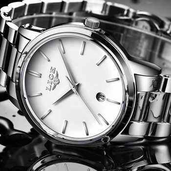 LIGE Ceas Barbati Moda Sport Cuarț Ceasuri de Top de Brand de Lux din Oțel Complet de Afaceri Ceas Automatic Data Ceas Relogio Masculino