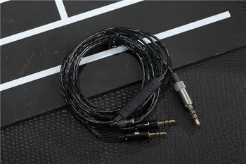 Căști Audio Cable Cablu cu Telecomandă Microfon 3.5 mm Masculin la 2,5 mm pentru Sol Republica Master Piese HD V8 V10 V12 X3 Căști