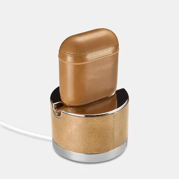 Potrivit pentru AirPods 1 2 capac de protecție din piele Apple setul cu cască Bluetooth coajă de protecție cască fără fir cutie de depozitare