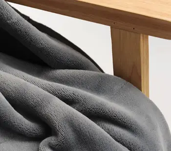 Solid de culoare din microfibră fleece pătură biroul de somn flanel pătură, cuvertură de pat arunca pătură adult