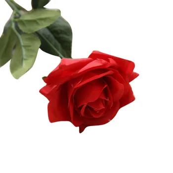De Vânzare La Cald Artificiale Flori False Trandafiri Floral Buchet De Nunta Petrecere Acasă Decor Pânză De Mătase Frumos Fleurs Artificielles