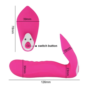 VATINE Portabil Vibrator Încălzire G-spot Masaj Adult Produse Stimulator Clitoris Chilotei Pune Pe Penis artificial Vibratoare Jucarii Sexuale pentru Femei