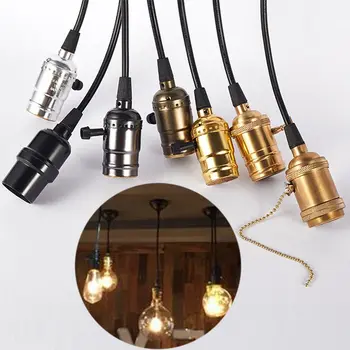 Cupru Retro Edison Dulie Bec E27 Soclu Alama Antic Lampa De Bază Cablul De Prindere Filetate Dulii Pentru Pandantiv Lumina Dropshipping