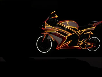 Accesorii motociclete biciclete masina bandă reflectorizantă autocolant de avertizare bandă pentru KTM SMC SMCR EnduRo R MC-R Duce 640 LC4 Supermoto