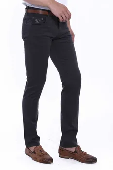 Wessi Bărbați De Culoare Kaki Blugi Denim Tesatura Denim Pantaloni Casual, Confortabil Sport Stil Direct Nouă Sezoane Și Simplu Elegant