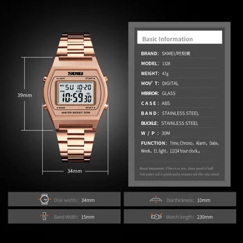 SKMEI LED Digital Bărbați Ceas Sport Bărbați Ceasuri Relogio Masculino Relojes din Oțel Inoxidabil Impermeabil Militar Încheietura ceasuri