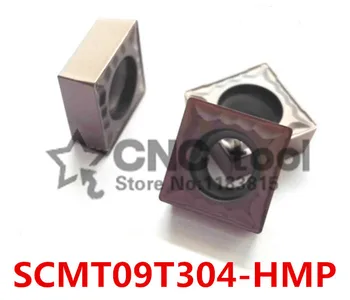 10BUC SCMT09T304-HMP carbură CNC insertii,CNC strung tool,se aplică pentru oțel inoxidabil și oțel de prelucrare, introduce SSBCR instrumentul de cotitură