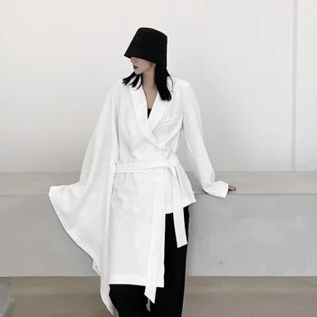Designer Original Spectacol de Moda Sacouri pentru Femei 2020 Tendințele Neregulate Tiv Rochie Costum Doamnelor Talie Reglabila Model de Stil Tuxedo