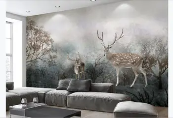3D picturi Murale Tapet Decor Art pădure Fotografie Tapet Camera de zi Dormitor Decor Acasă Canapea KTV Hotel picturi Murale