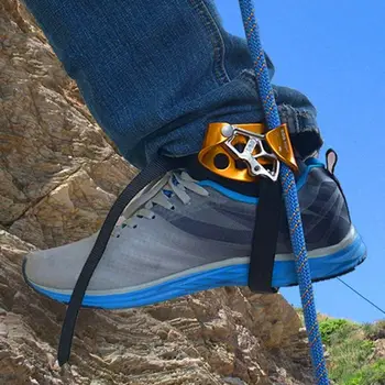 Alpinism Pedala de Coloană Dreapta / Stânga de siguranță ascender Picior Bucla Curea de Alpinism Coarda de Siguranță Dispozitiv de Protecție Accesorii