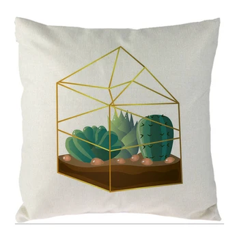 Cactus Pernele De Acoperire Tropicale Plantele De Casa Modern, Elegant Acasă Stil Scandinav Suculente Florale Geometrice Față De Pernă 1614
