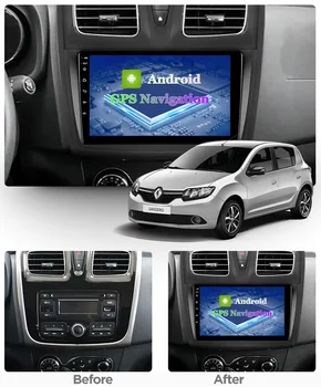 4G LTE 2G RAM 9 inch Pentru Renault Logan 2 2012 2019 Sandero 2 2019 Simbol Radio Auto Multimedia Player Video de Navigare GPS