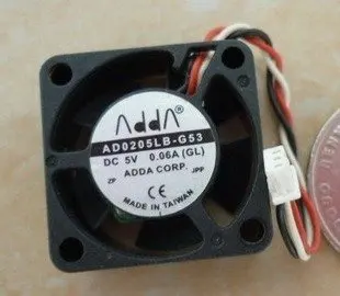 ADDA AD0205LB-G53 5V 0.06 UN 2510 Trei fire Hard disk ventilatorului de Răcire